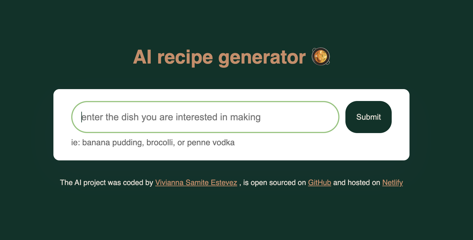 recipe app